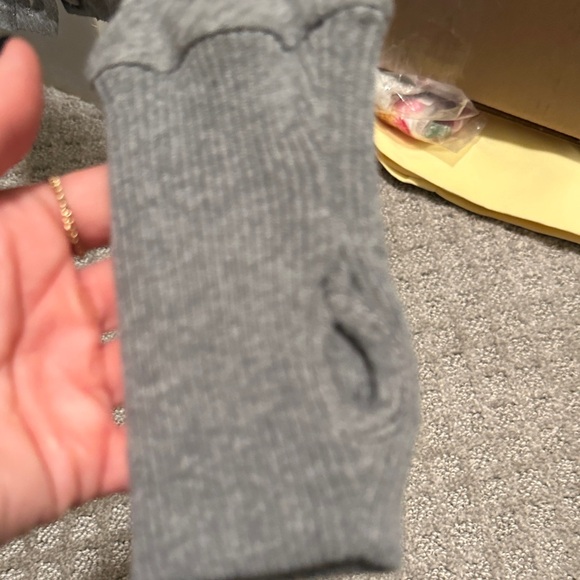 Enza Costa Heather Gray Button-Down Shirt - Picture 7 of 9